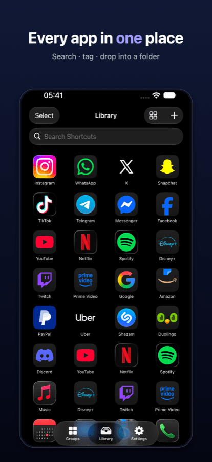 Your app library